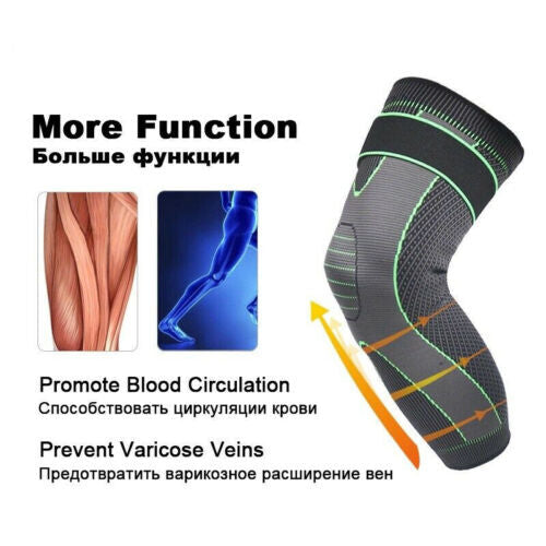 Long Knee Sleeve Brace For Pain Relief