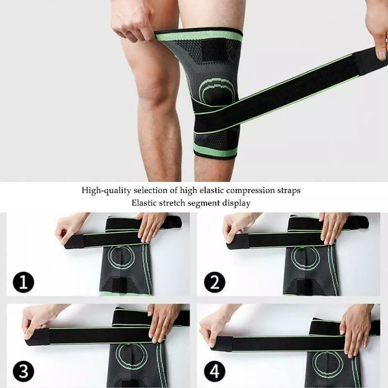 Knee Compression Sleeve Brace For Pain Relief