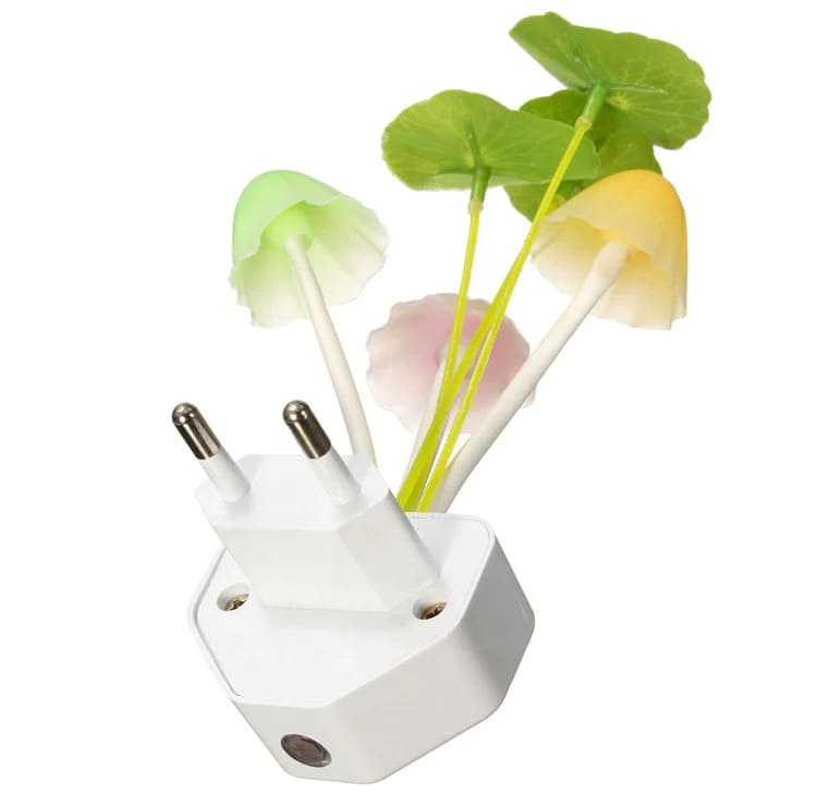 LED Mushroom Night Light With Sensor