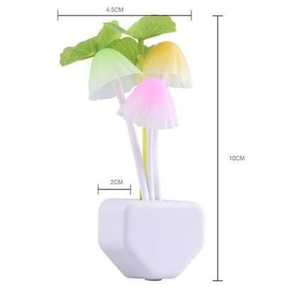 LED Mushroom Night Light With Sensor