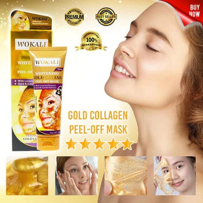 WOKALI 24K Gold Facial Peel Off Mask