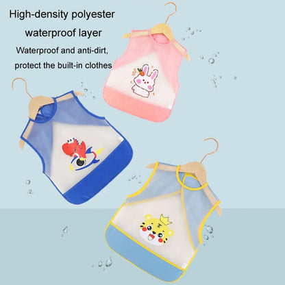 Baby Feeding Bibs Cute Waterproof Apron