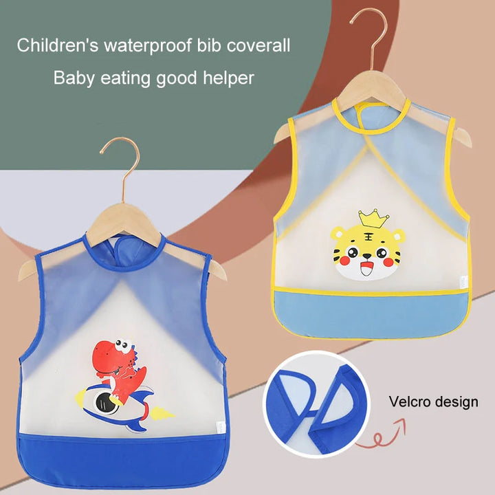 Baby Feeding Bibs Cute Waterproof Apron