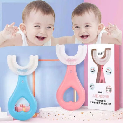 Silicone Baby Bibs & Free Gift U Shaped Baby Toothbrush