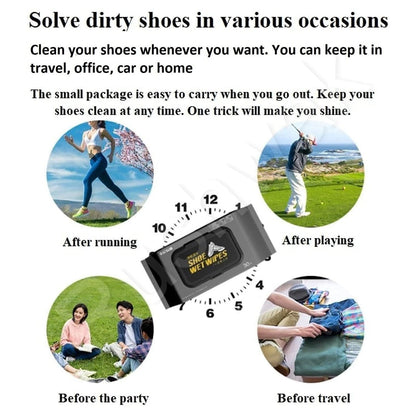 Instant Shoe Cleaning Wipes