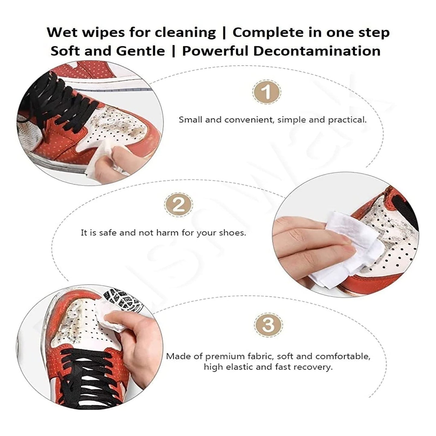 Instant Shoe Cleaning Wipes