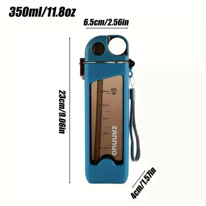 350ml Plastic Rectangular Water Bottle