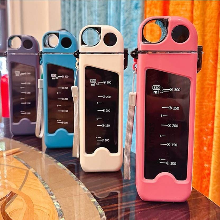 350ml Plastic Rectangular Water Bottle