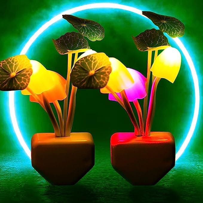 LED Mushroom Night Light With Sensor Elmart.pk