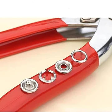 Tich Button Plier With Buttons (Steel)